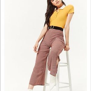 NWT Forever 21 Polo + Palazzo Pant Outfit